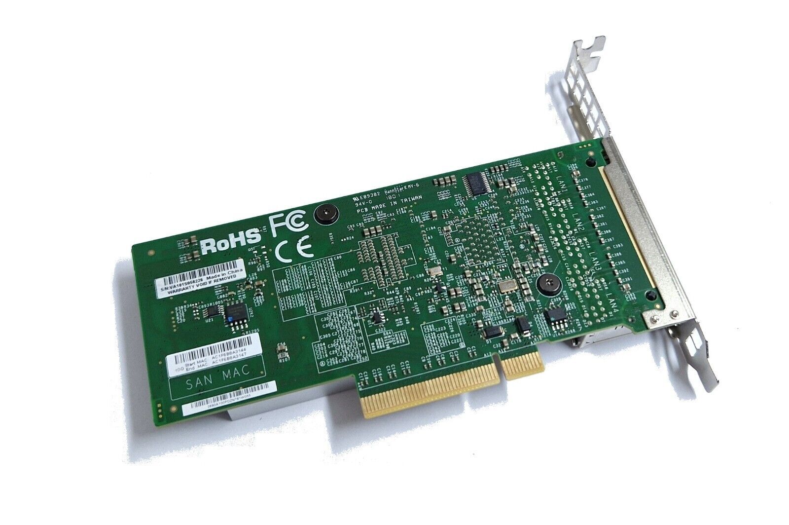Supermicro AOC-STG-i4T 10Gigabit 10GBe BaseT Quad Port Server NIC Intel X557-T4