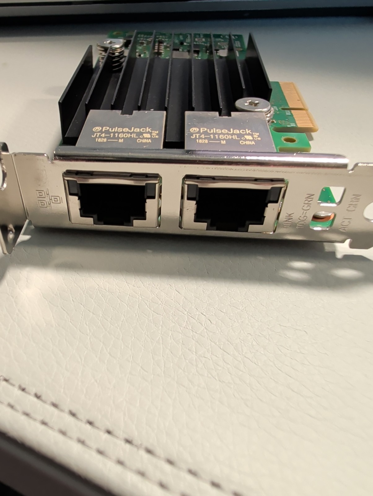 Dell Intel 2 Port PCIe 10GbE RJ45 PulseJack Ethernet Adapter – 0C4D5P