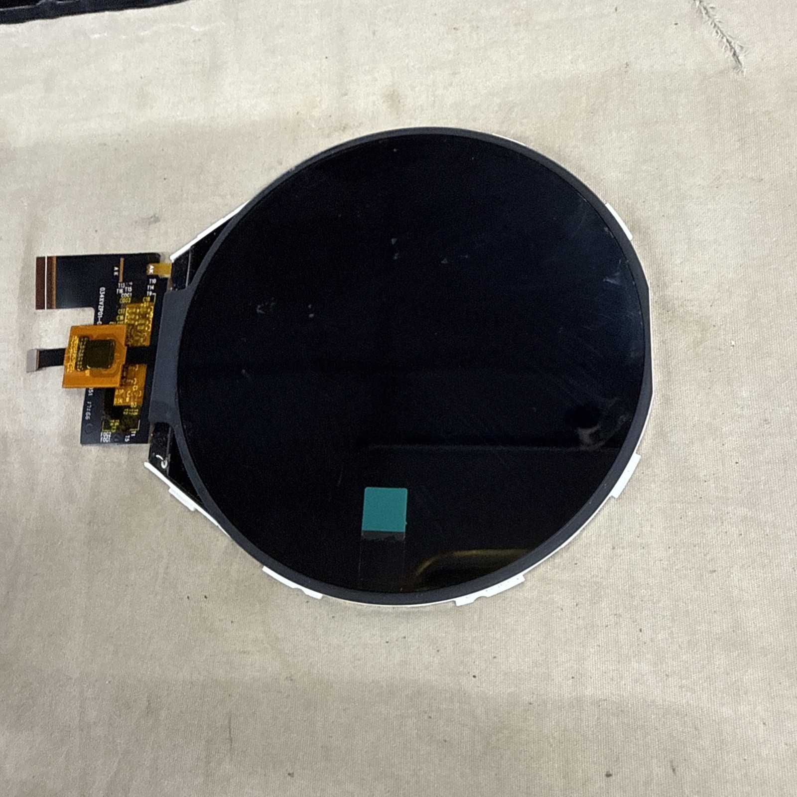 TM034XVZP01 3.4″ Inch 800*800 Circle IPS TFT LCD w/ Touch Panel From Texas