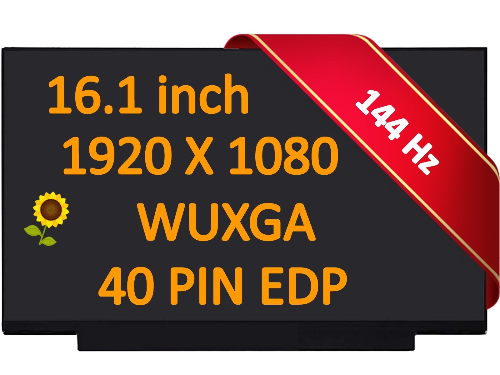 CMO InnoLux N161HMA-GAK Rev.C1 16.1″ 144Hz 40 pins FHD laptop LED LCD Screen