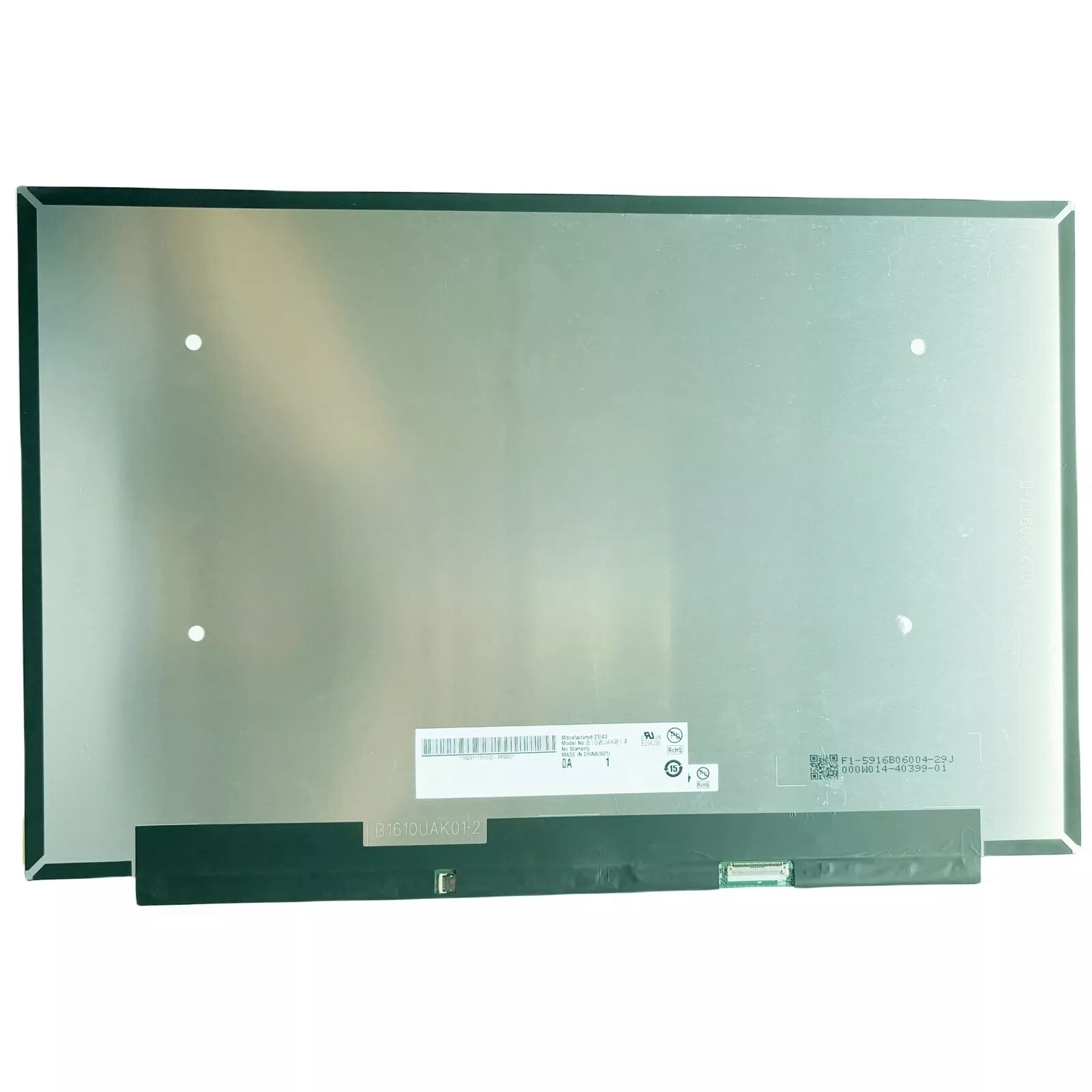 B160UAK01.2 16.0 inch 1920×1200 Replacement Panel Display Matrix LCD Screen New