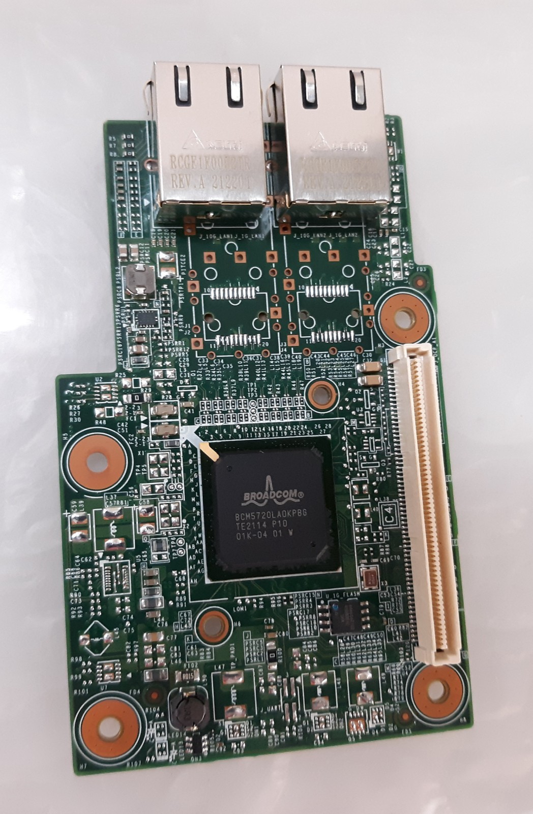 Dell EMC Broadcom 09R3XX 5720 2-Port 1GB RJ45 LOM Network Daughter Card