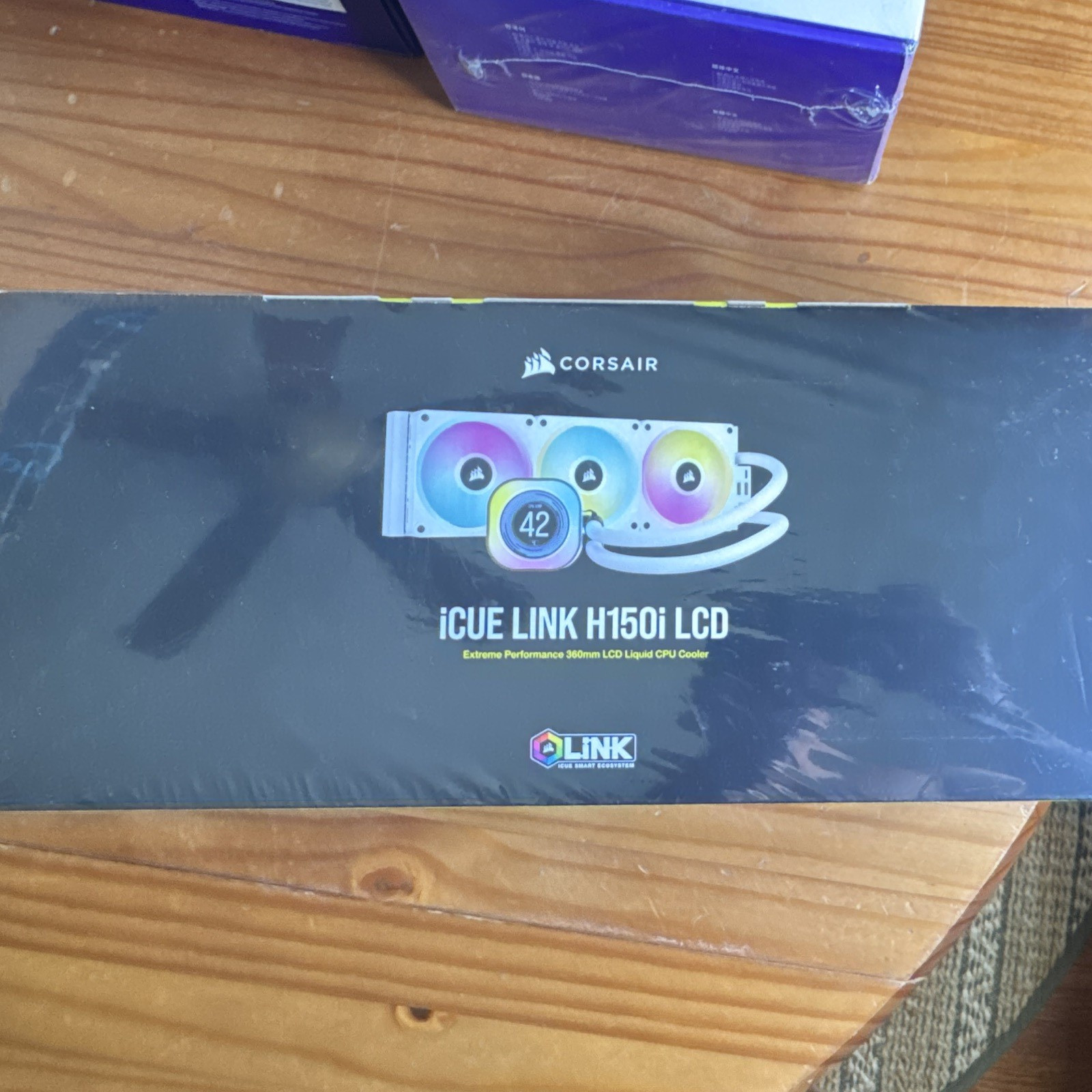 Corsair iCUE LINK H150i LCD 360mm Liquid CPU Cooler Black Multicolor