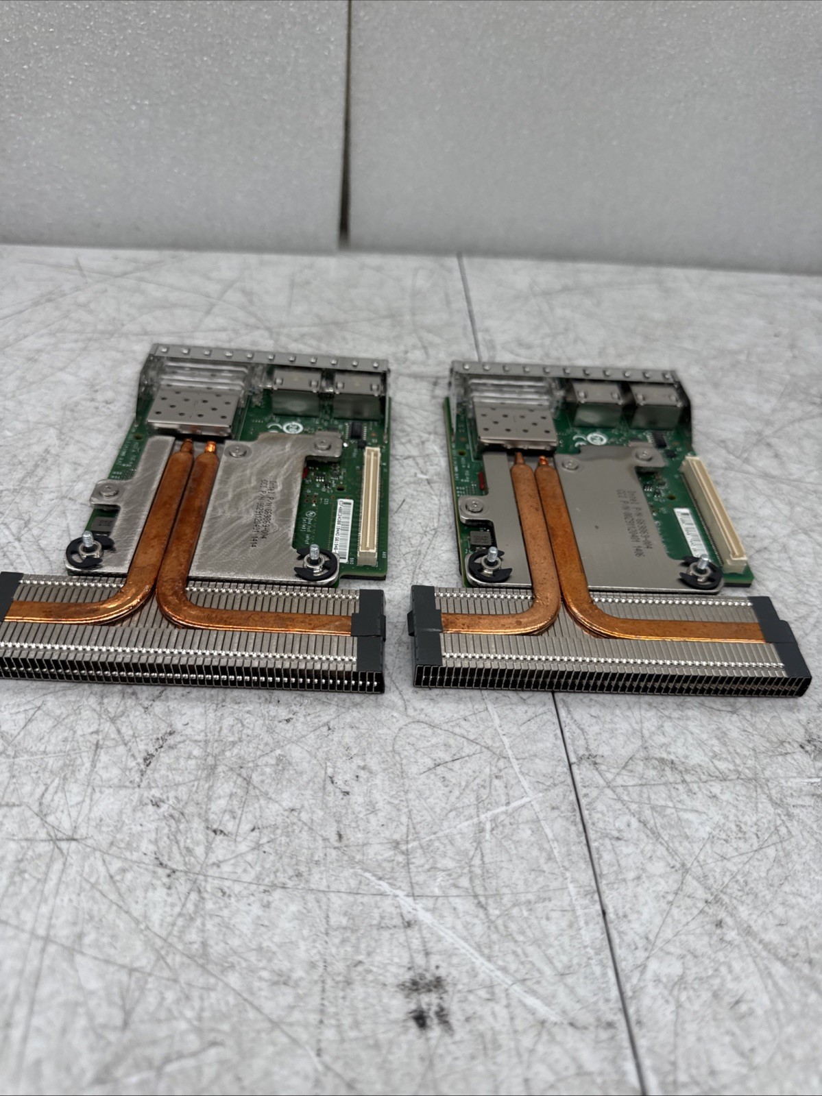 Lot of 2DELL INTEL DUAL PORT 10GB DAUGHTER CARD C63DV 0C63DV