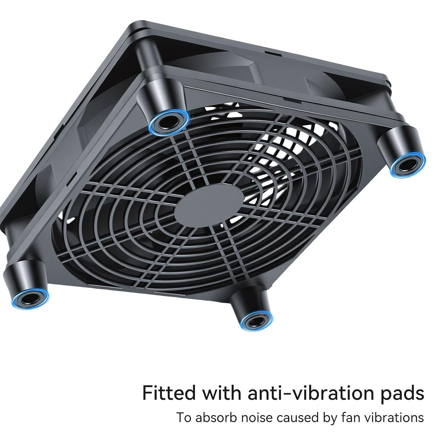 USB Powered Cooling Fan 140Mm with 3 Speed Adjustable Computer USB Fans