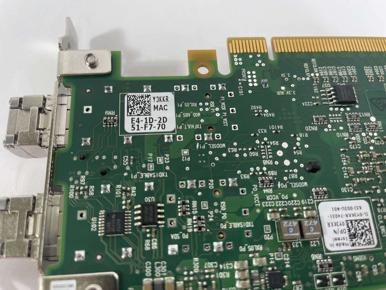 Dell Mellanox CX322A Connectx-3 2-Port 10Gbps PCI-E Network Adapter 0Y3KKR