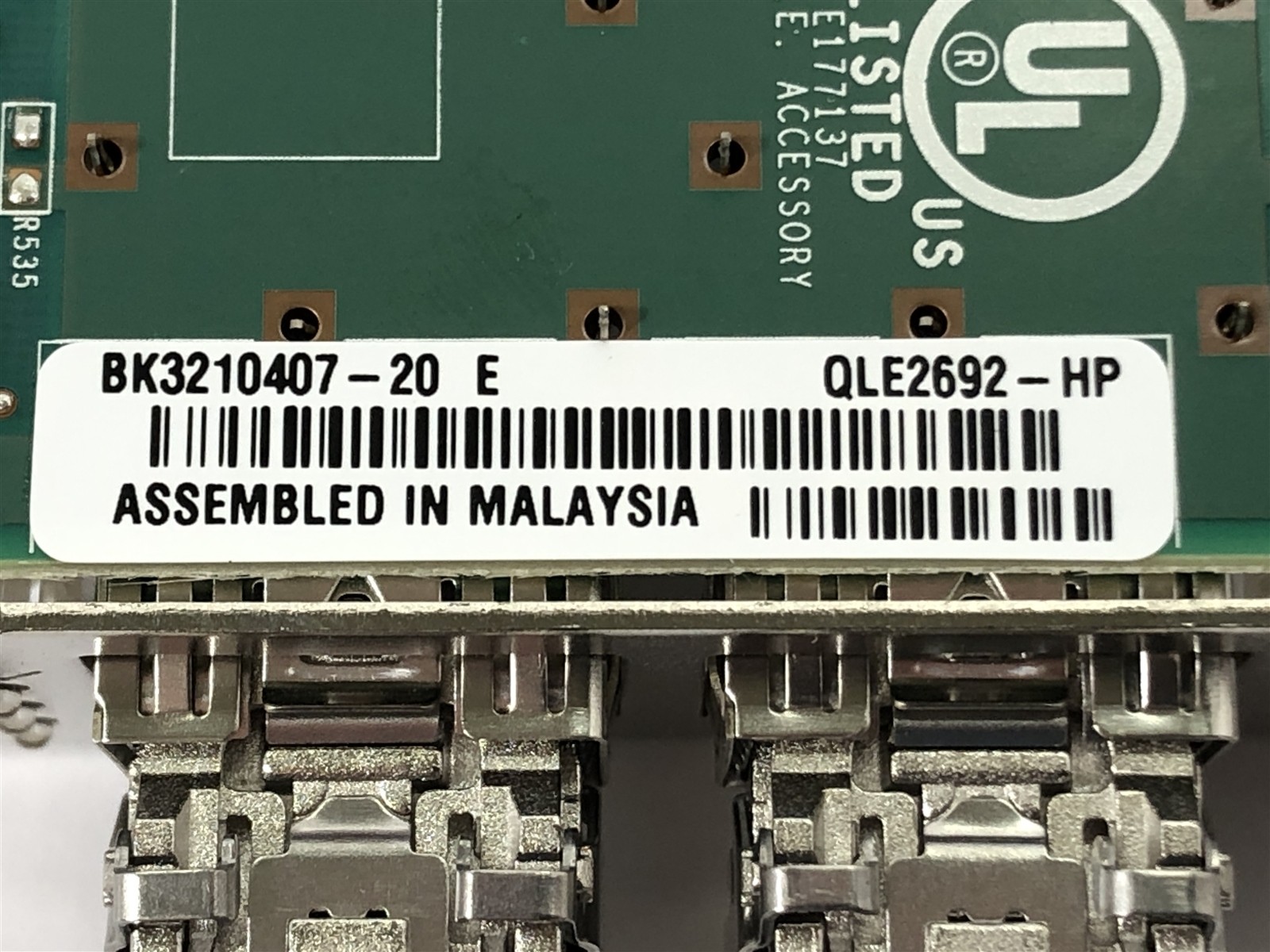 NEW Open Box HP 853011-001 QLE2692-HP 16GB SN1100Q Dual Port Full Height w/ SFPs