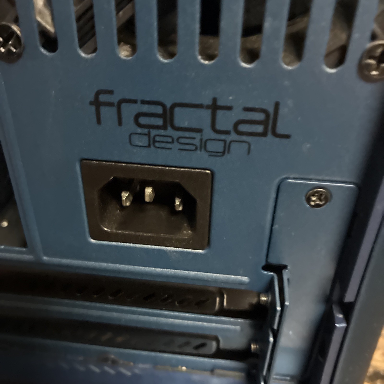 Fractal Design Era ITX V1 Aluminum Steel PC Case FD-CA-ERA-ITX-BU Midnight Blue