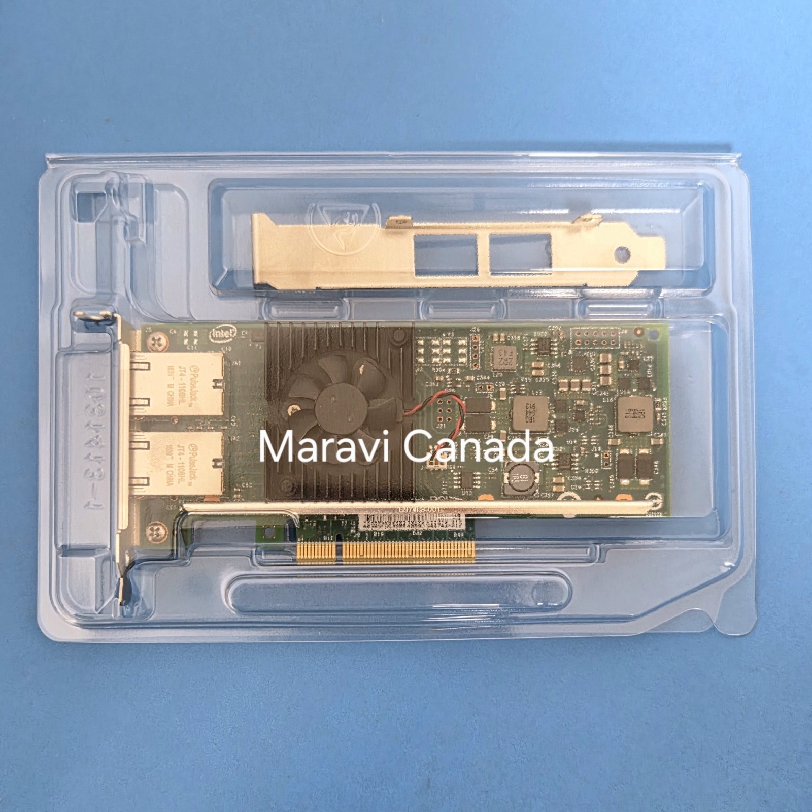 Original Intel X540-T2 dual port 10Gb RJ45 adapter X540T2G1P5 with blue sticker