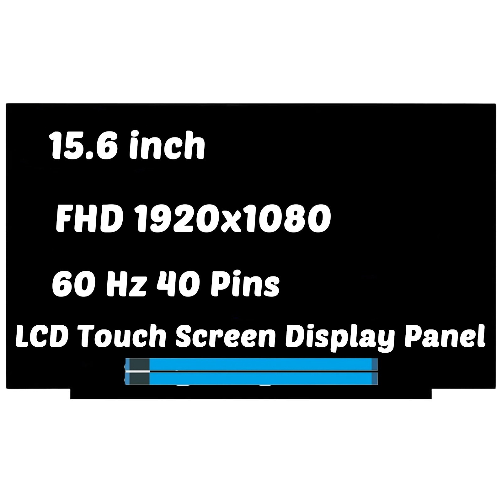 NV156FHM-T07 V8.1 Lenovo 5D10V82421 5D10W46422 LED LCD Touch Screen 15.6″ FHD