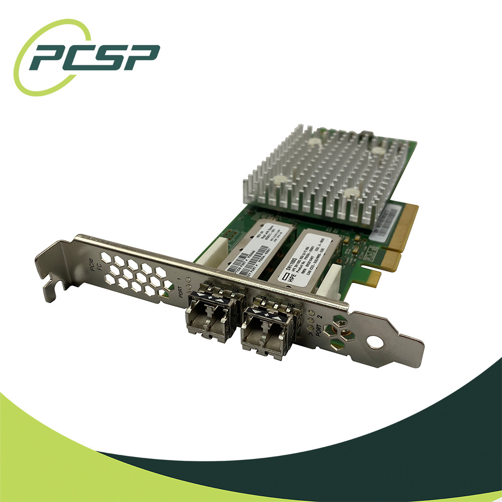 HPE QLE2692-HP SN1100Q 16GB/s Dual Port 2 of 2 SFP High Profile NIC 853011-001