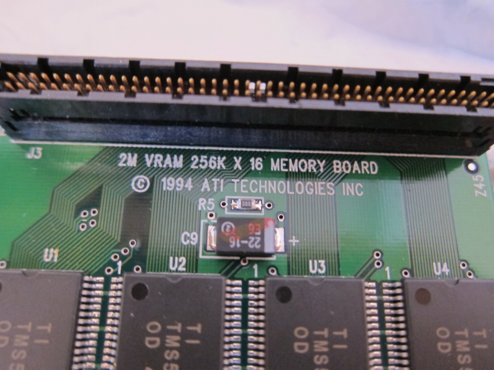 NOS 1994 ATI 2MB VRAM Memory Board Video Storage Upgrade Module 109-31600-00