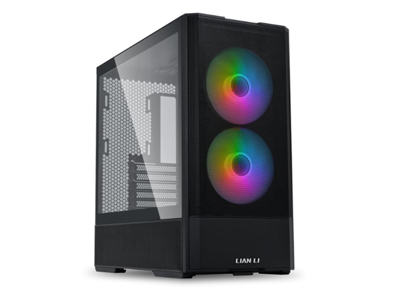 LIAN LI LANCOOL 207 Compact ATX RGB Gaming Computer Case, Tower Chassis w/ 2×140