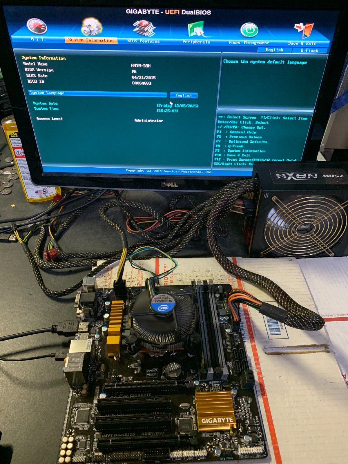 Gigabyte GA-H97M-D3H Micro-ITX Motherboard LGA 1150 with IO Shield -TESTED