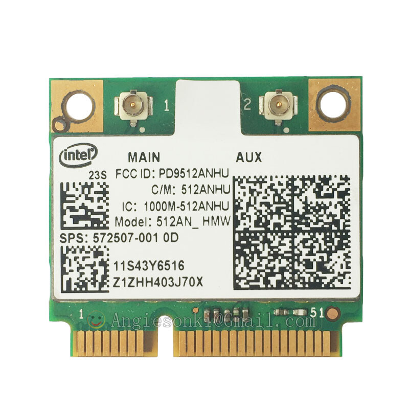 Lenovo IBM HP Intel Wireless Link 5100 43Y6517 572507-001 Pcie Wifi Card 300mpbs