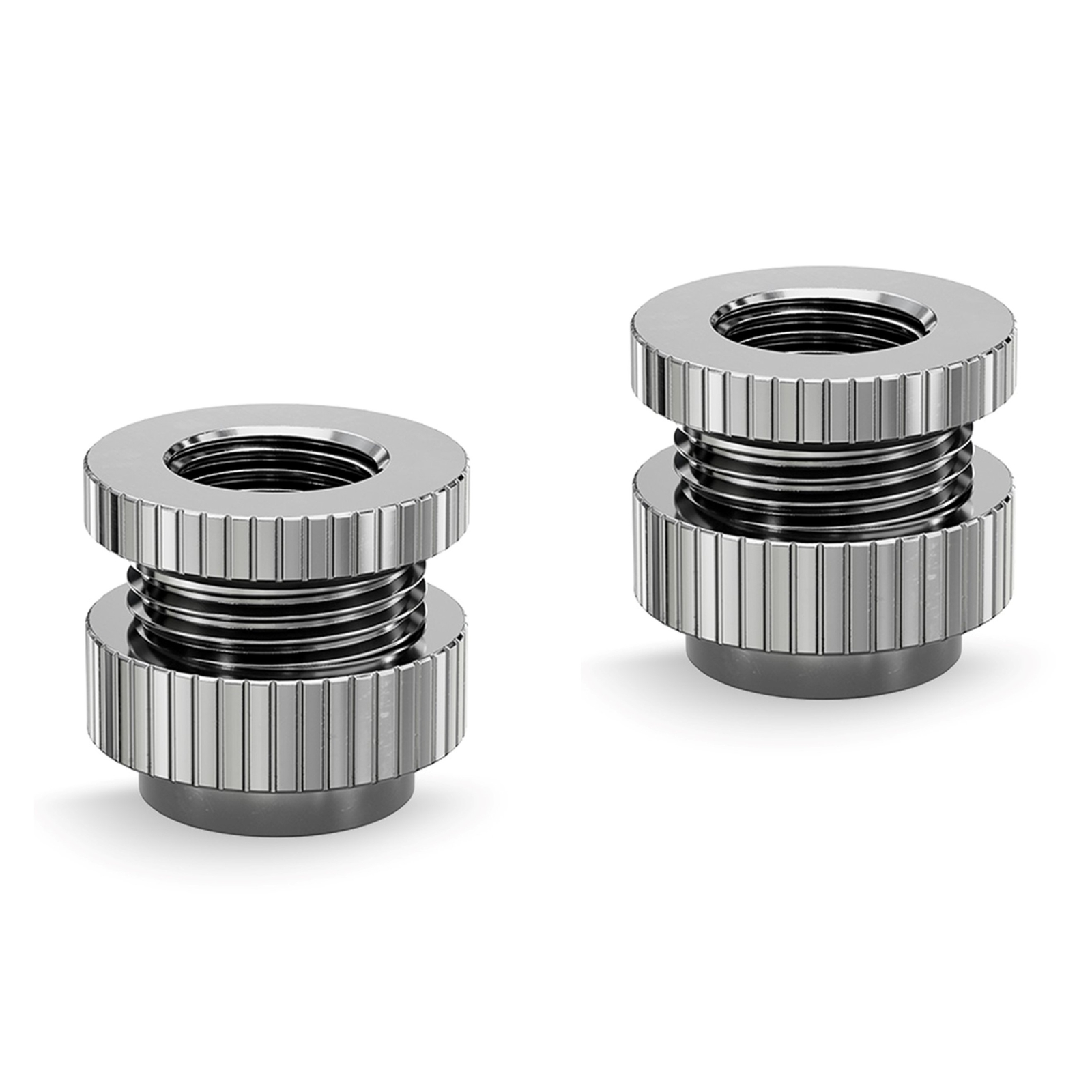 EKWB EK-Quantum Torque Pass-Through G1/4, Nickel, 2-pack