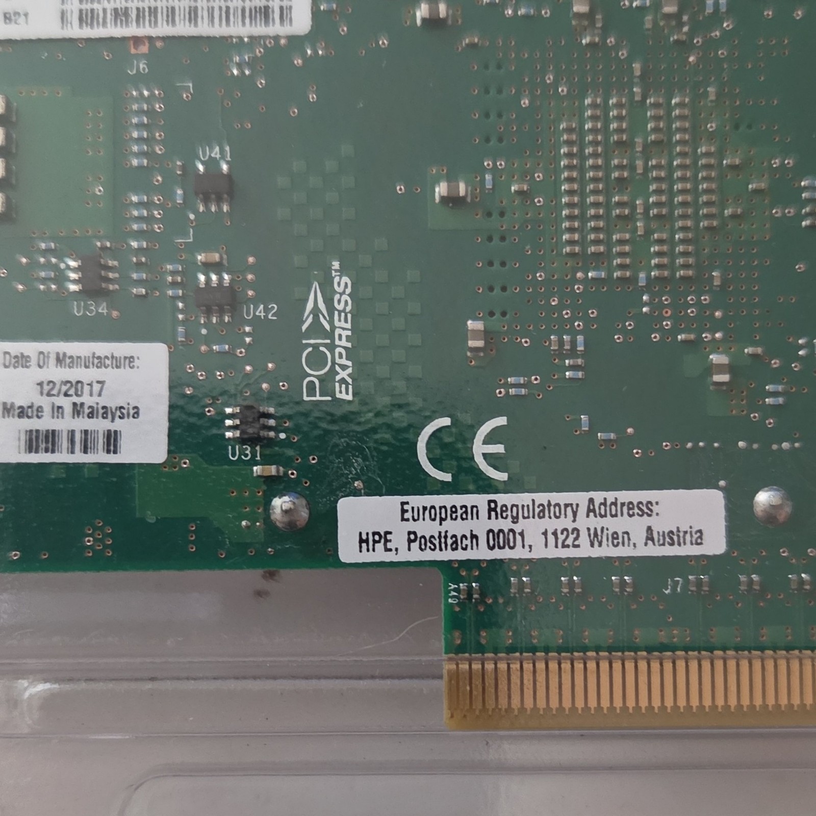HPE Ethernet 10Gb 2-port 562SFP+ Adapter NIC PCIe 784304-001