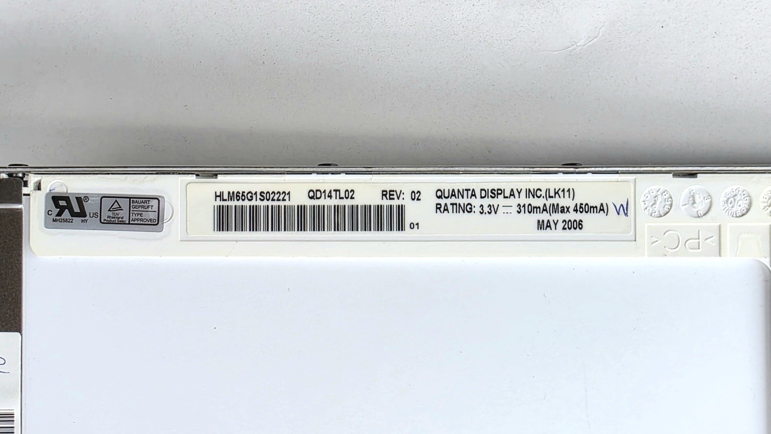 Sony/Quanta 14.1″ 30pin 1280×800 WXGA Laptop Glossy LCD Screen QD14TL02 Rev.02