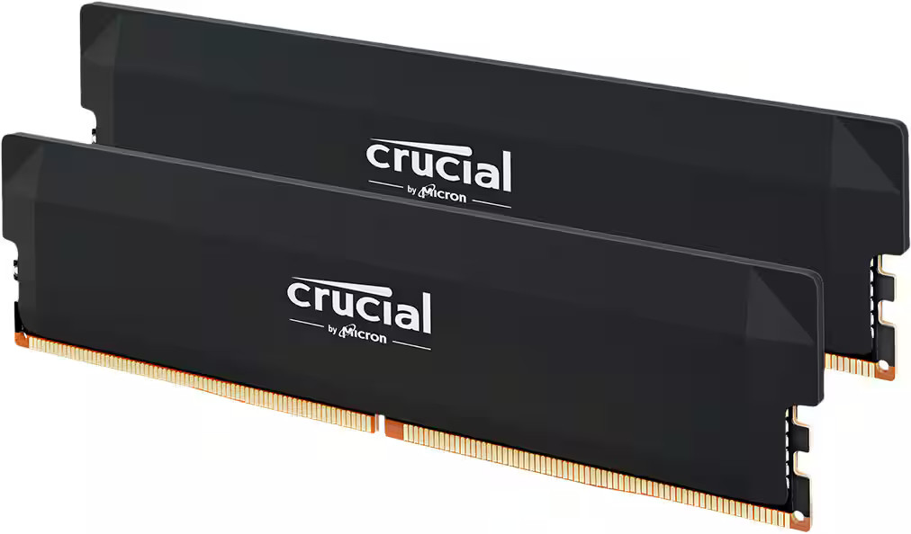 Crucial – Pro OC Gaming 64GB (2x32GB) DDR5 6000MHz C40 UDIMM Intel XMP 3.0 & …