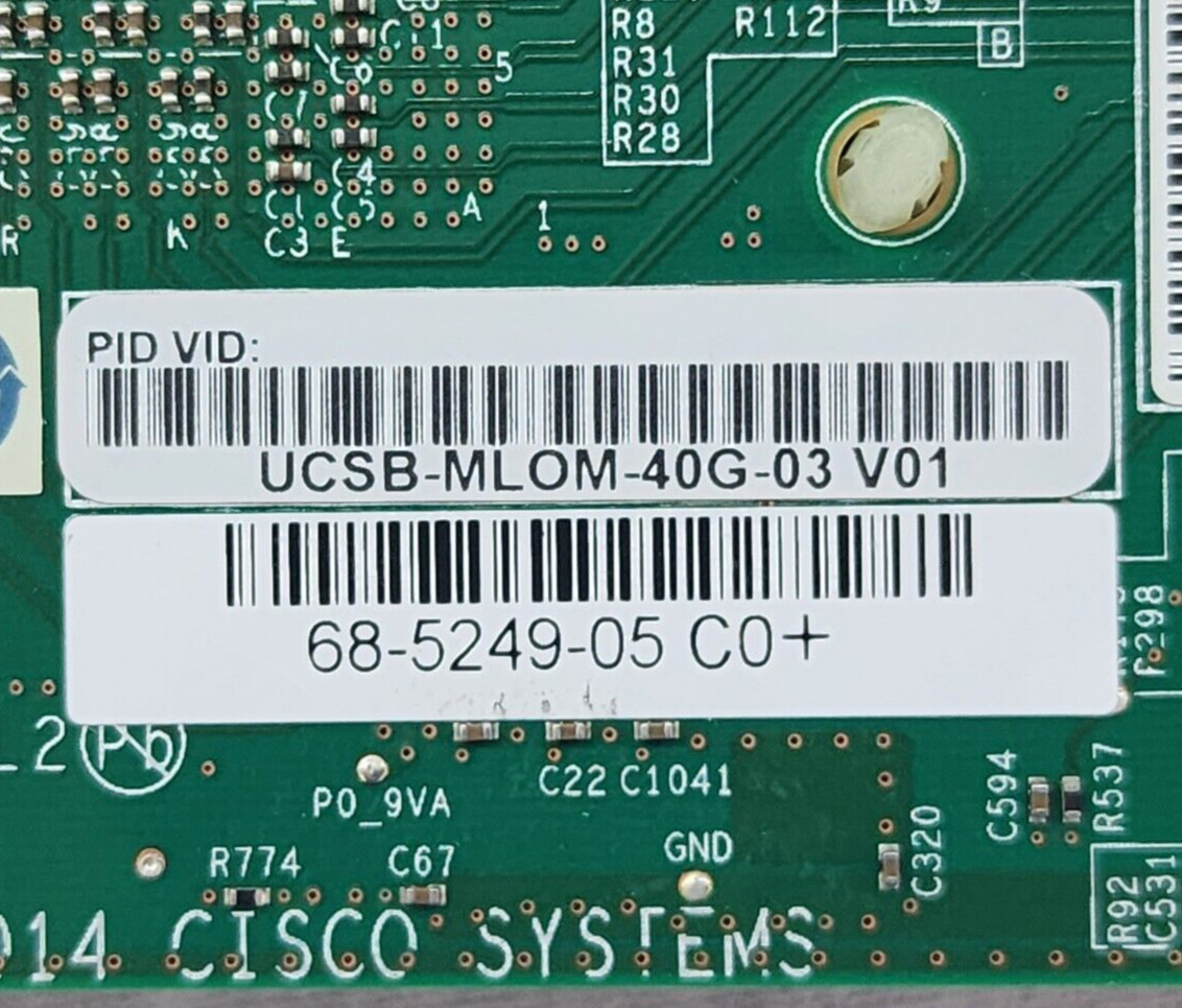 Cisco UCSB-MLOM-40G-03 VIC 1340 Modular LOM Interface Card