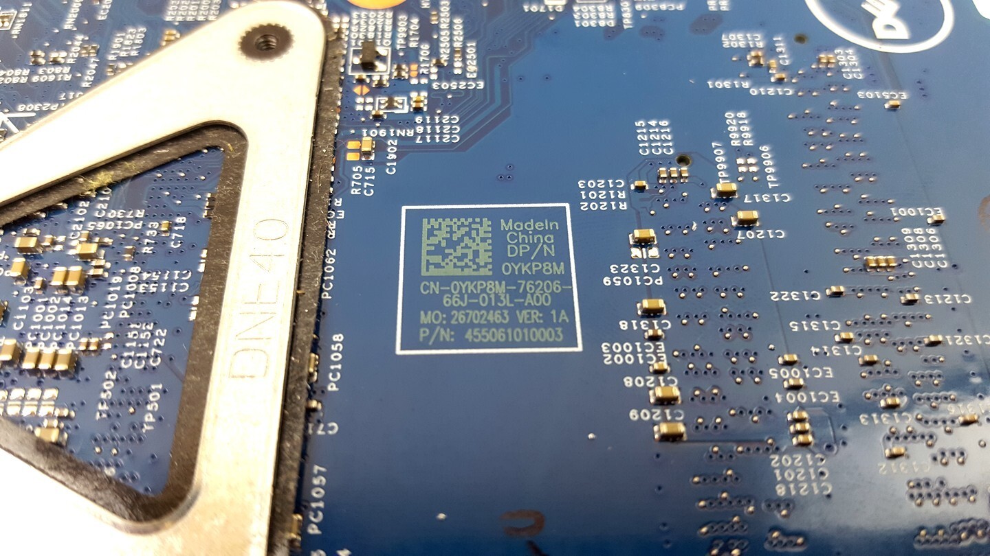 Dell Latitude 3470 3570 Laptop Motherboard I5-6200U 2.30GHz YKP8M 0YKP8M