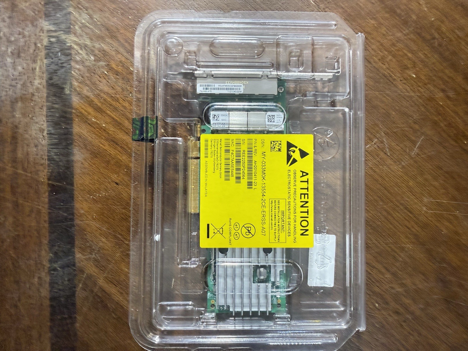 Sealed Dell Qlogic QL41164HFRJ Quad Port 10GbE RJ-45 10GBase-T Card D1 $150 MSRP