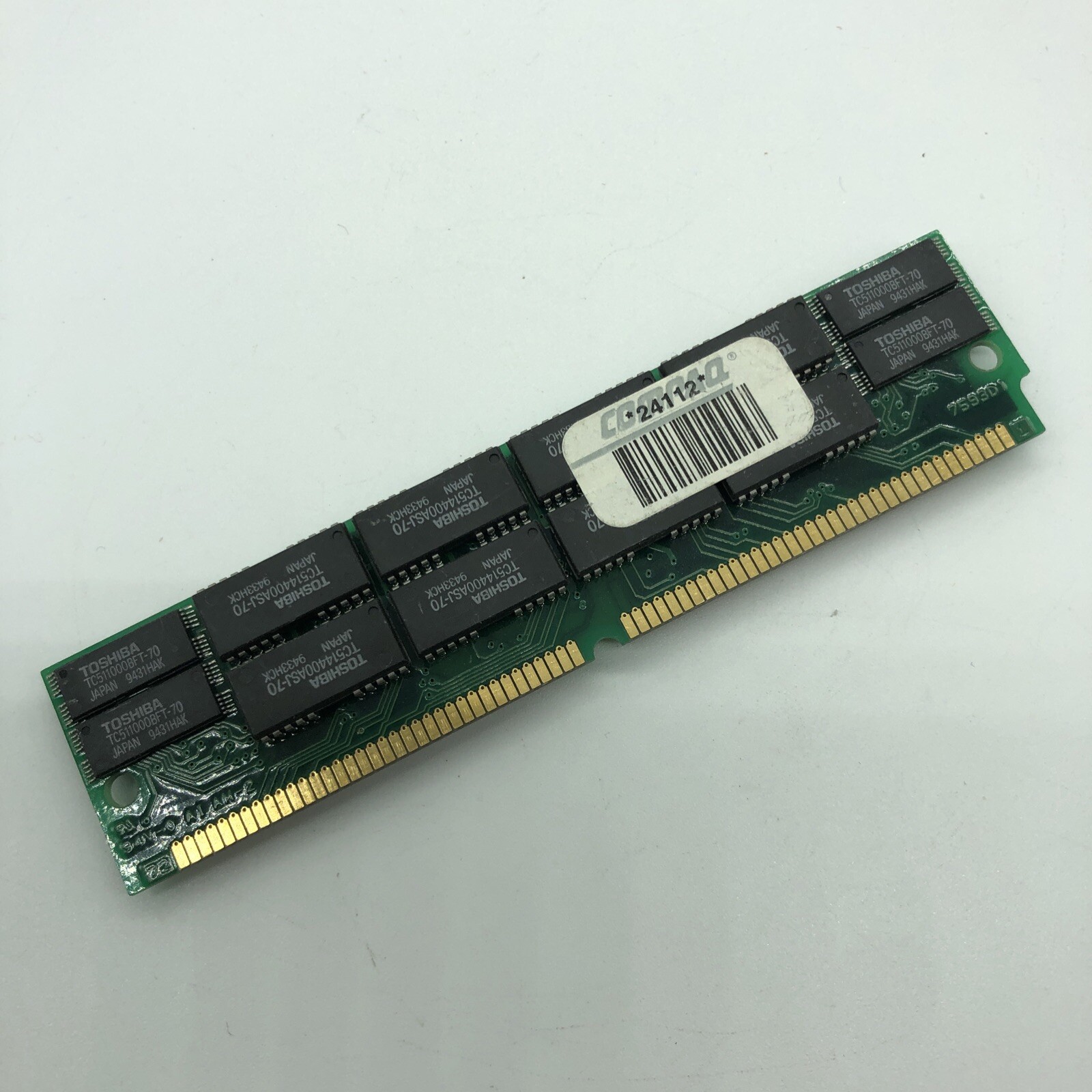 4MB FPM PARITY SIMM 72-PIN 2X36 Memory Kingston Toshiba TI / 60ns 70ns 80ns 4 MB