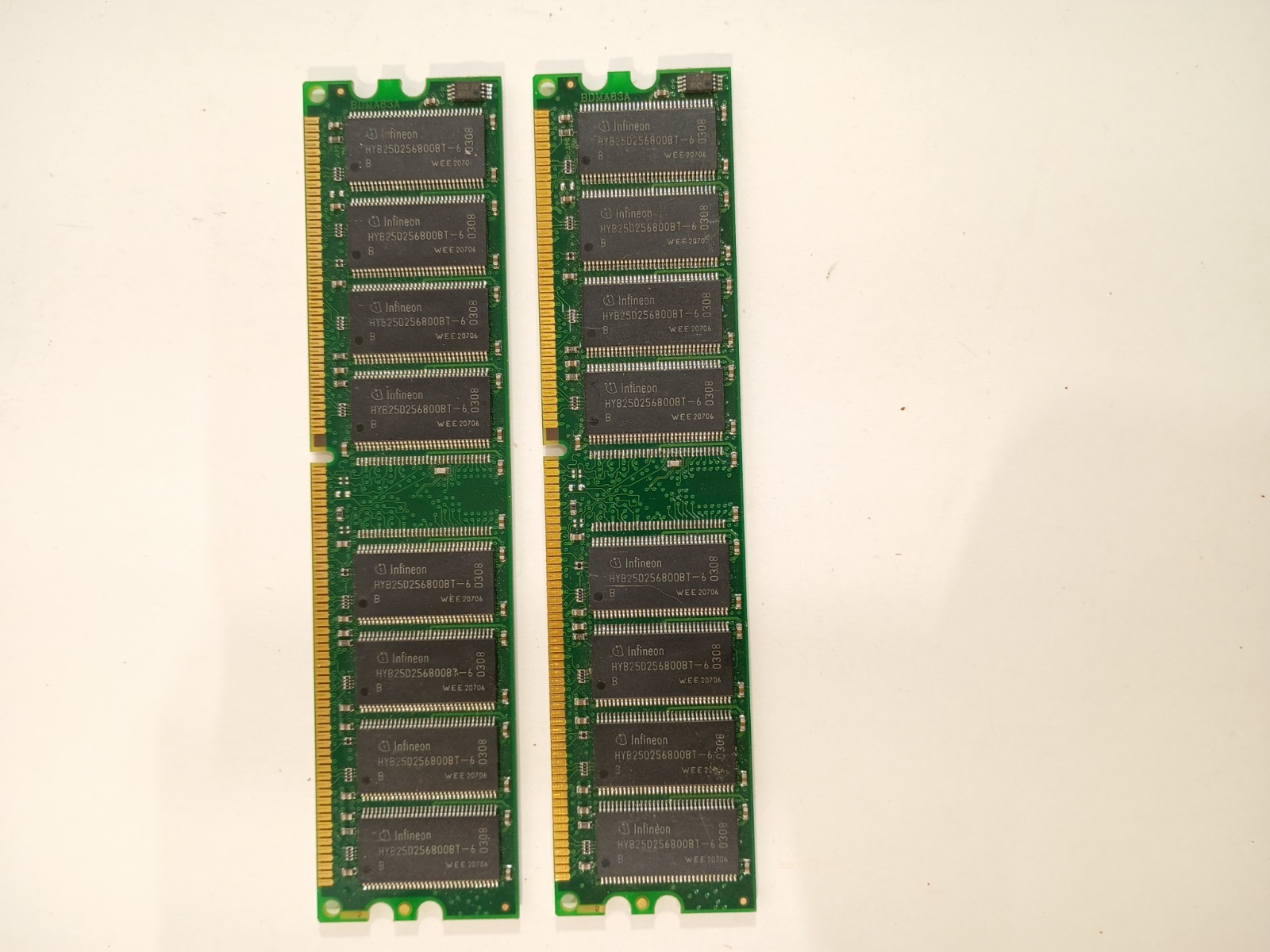 Apacer 512MB UNB PC2700U CL 2.5 RAM 2 ea. (old computer) GC