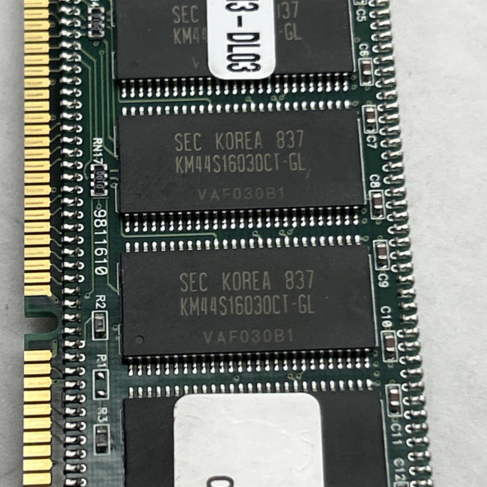 256MB PC-100 168-Pin ECC DIMM Memory Module (32×72) 256 MEG PC100 Dual Layer