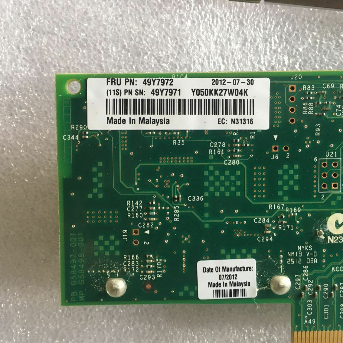 Intel X540-T2 X540-AT2 10G PCI-E Dual RJ45 Ports Ethernet Network Adapter