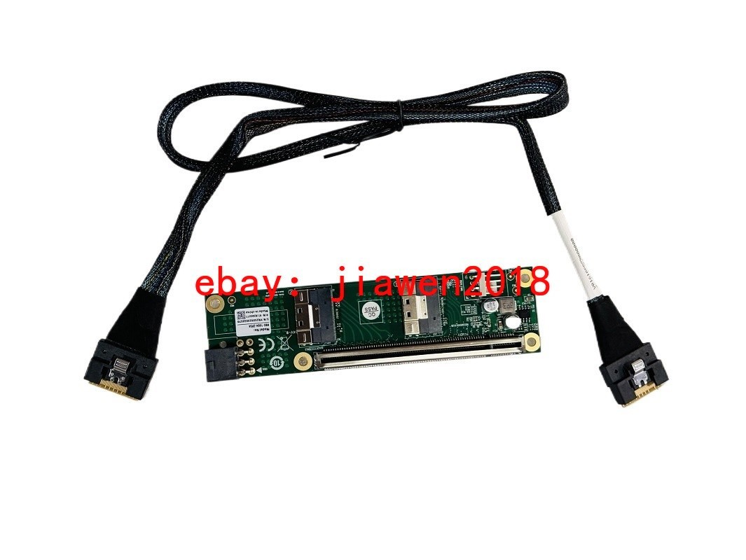 External PCI Express x16 to SFF-8654 Adapter 2*PCI-E X8 + 2*Baseplate 70CM Cable