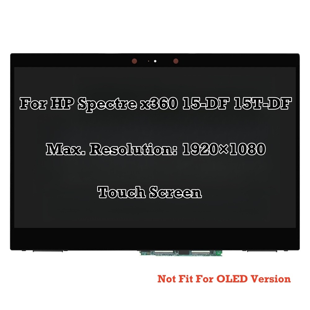 HP Spectre x360 15-DF1043DX LED/OLED Touch Screen Display Mounting Panel