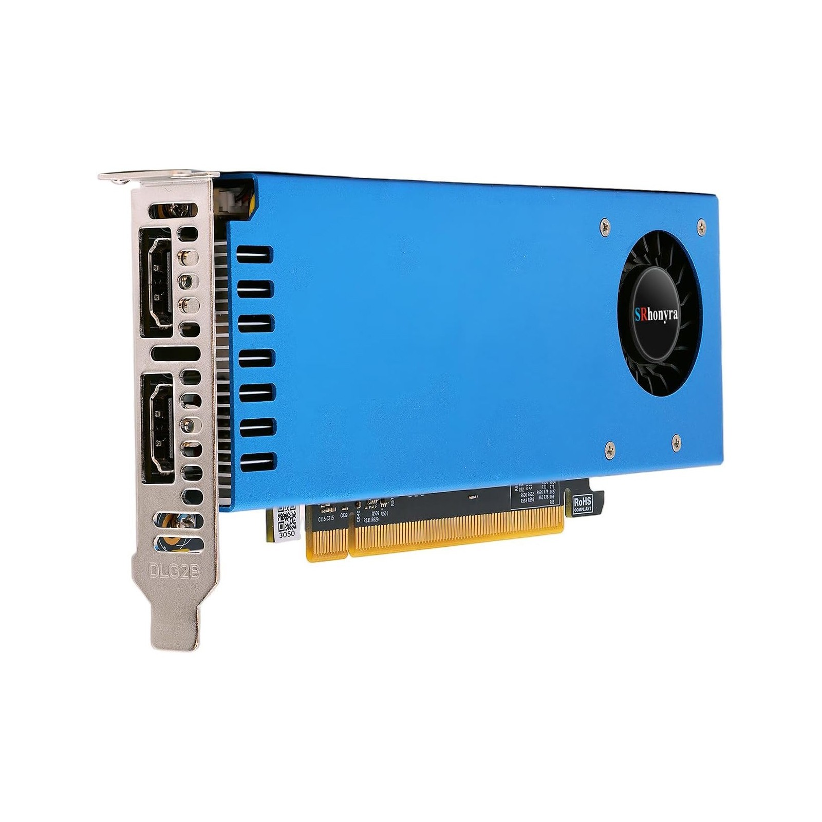 SRhonyra RTX 3050 6GB GDDR6 Low Profile Graphics Card 96-Bit Dual HDMI Display