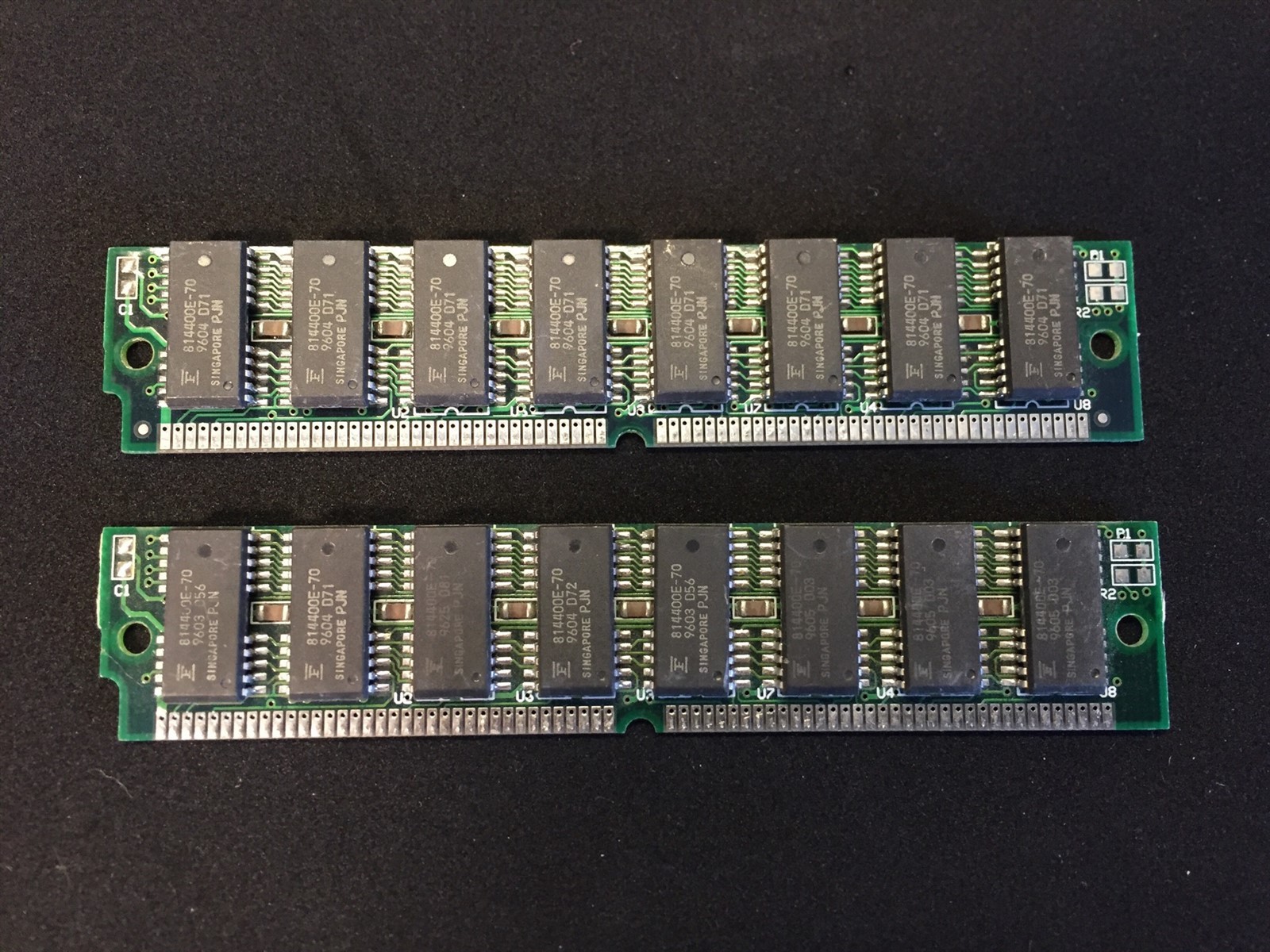 2x 16MB 4Mx32 EDO 72-Pin Non-Parity 60ns 5V 4×32 SIMM 32MB Apple Mac PC UNIX