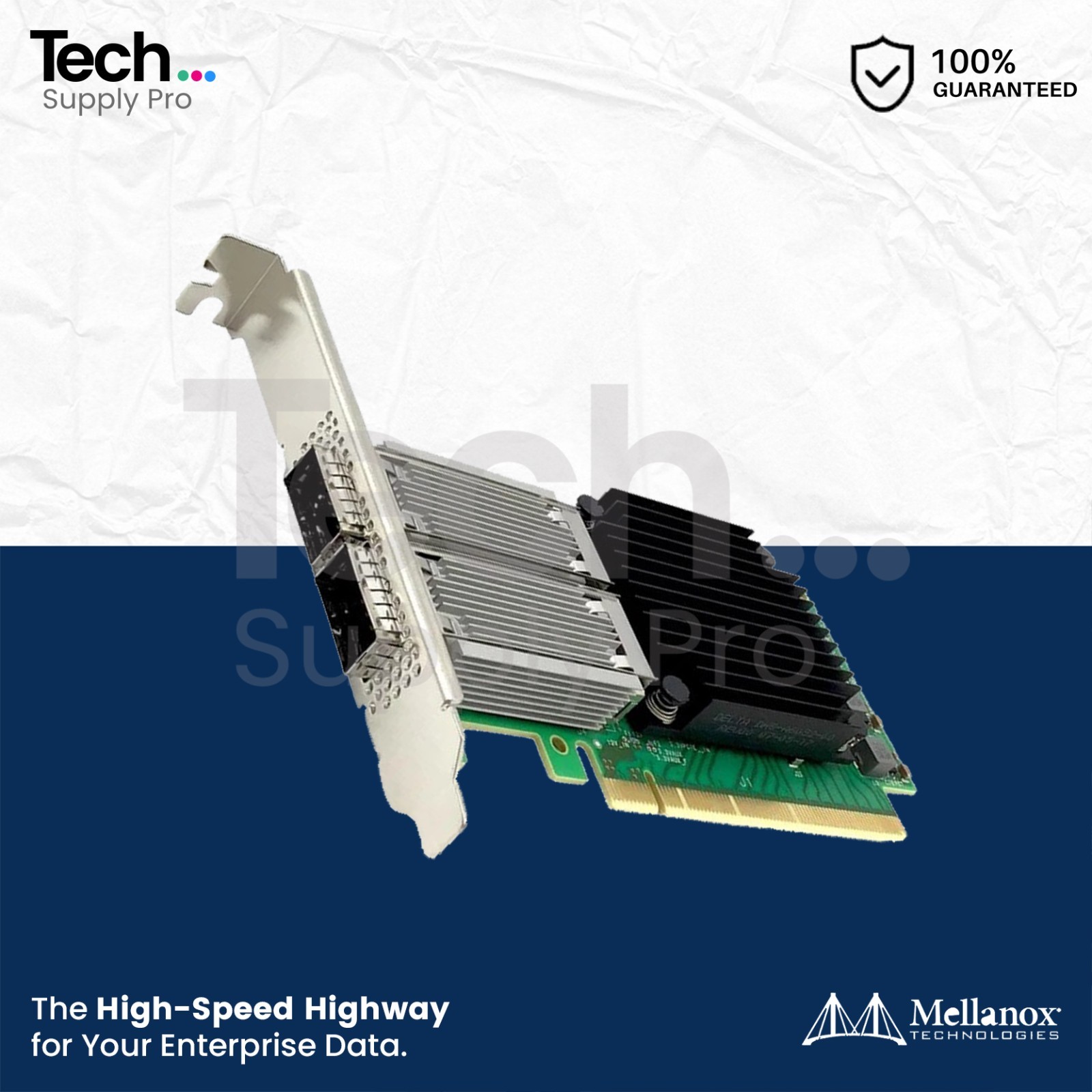 MCX556A-ECAT Mellanox ConnectX-5 Dual-Port 100GB/s QSFP28 Adapter Card