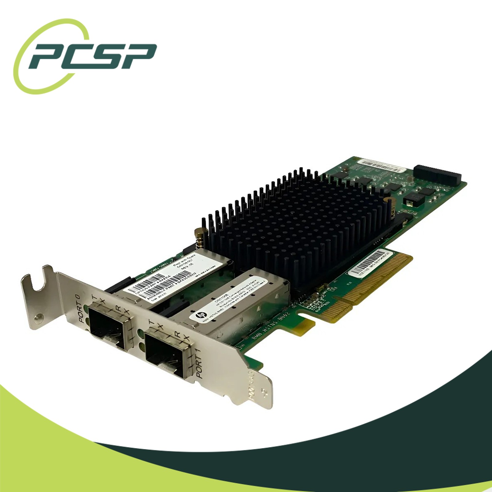 HP CN1100E 649108-001 Dual Port SFP 10Gbps NIC Card Low Profile 0 of 2 SFPs