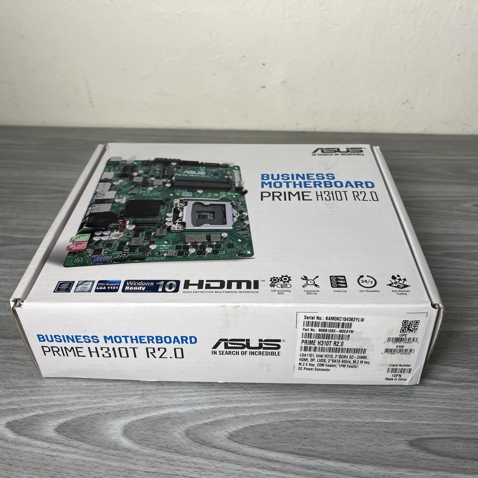 ASUS PRIME Mini-ITX H310T- R2.0 Business Motherboard
