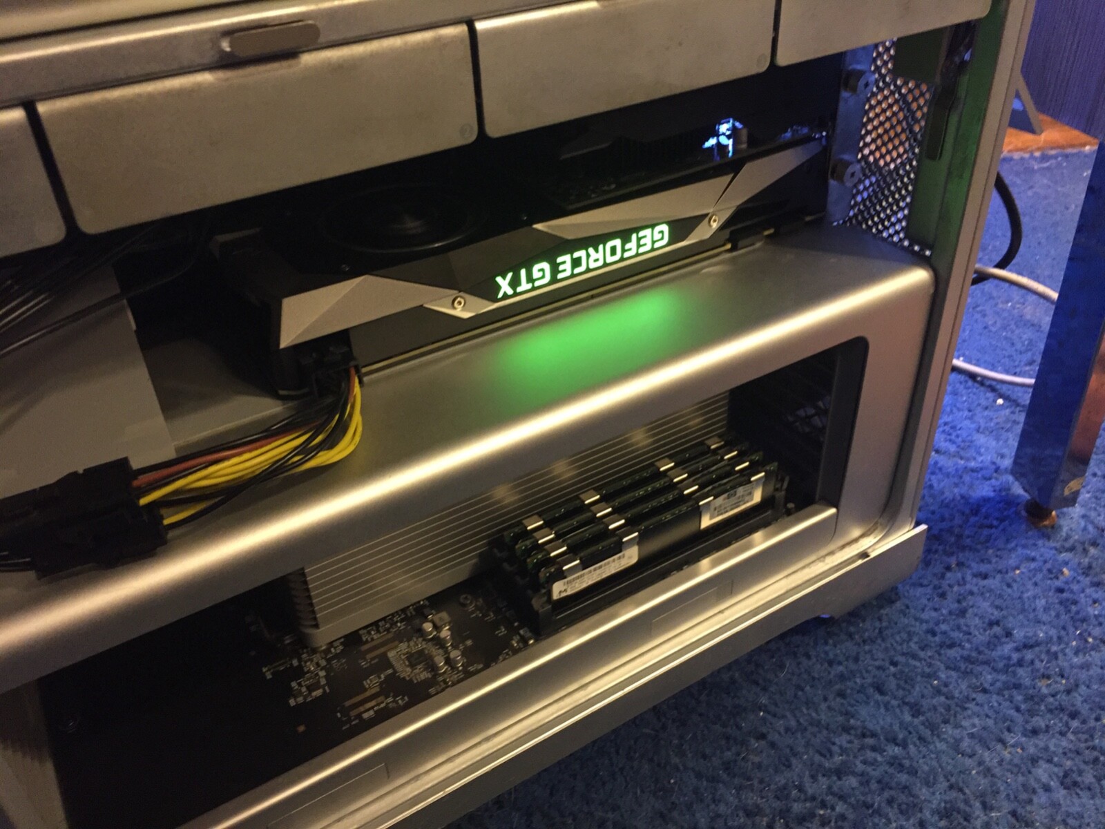 GeForce GT 635 1GB VGA SLIM DAW Metal GPU Video Card Mac Pro 4K Boot Screen 640