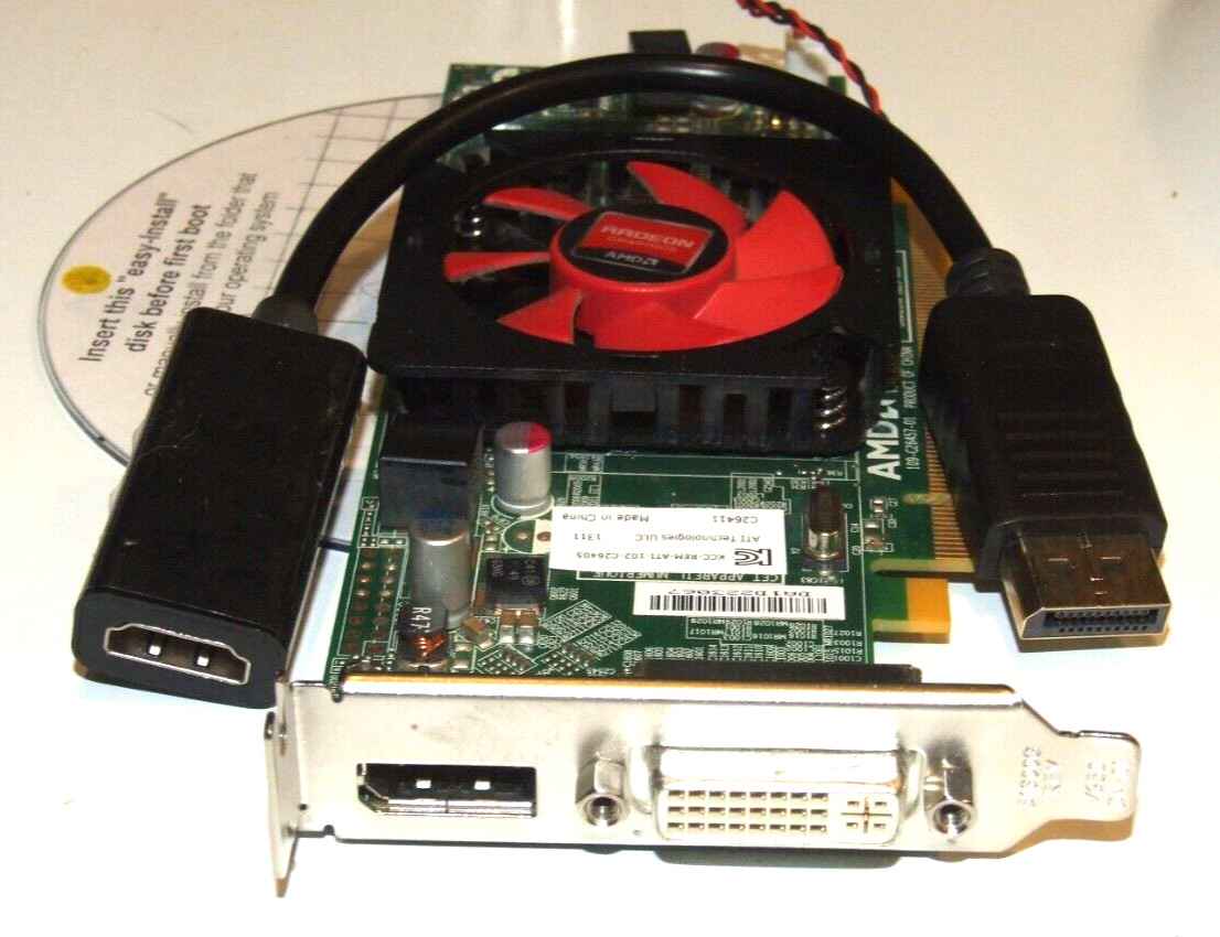RETRO✔️HDMI✔️DVI✔️DisplayPort✔️Low Profile✔️PCI-E x16 Video Card✔️DUAL MONITOR