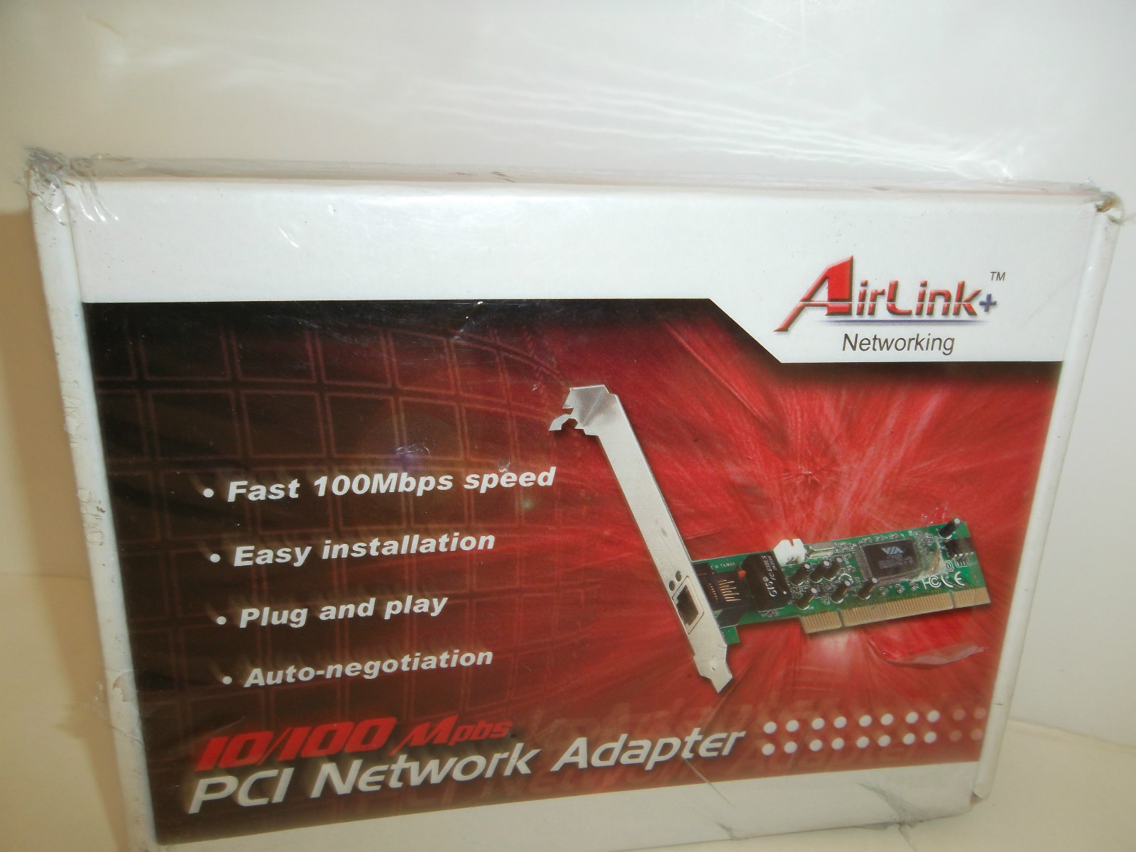 NEW Airlink+ PCI 32-Bit Internal Network Ethernet Adapter 10/100 RJ-45 ASOHOVIA