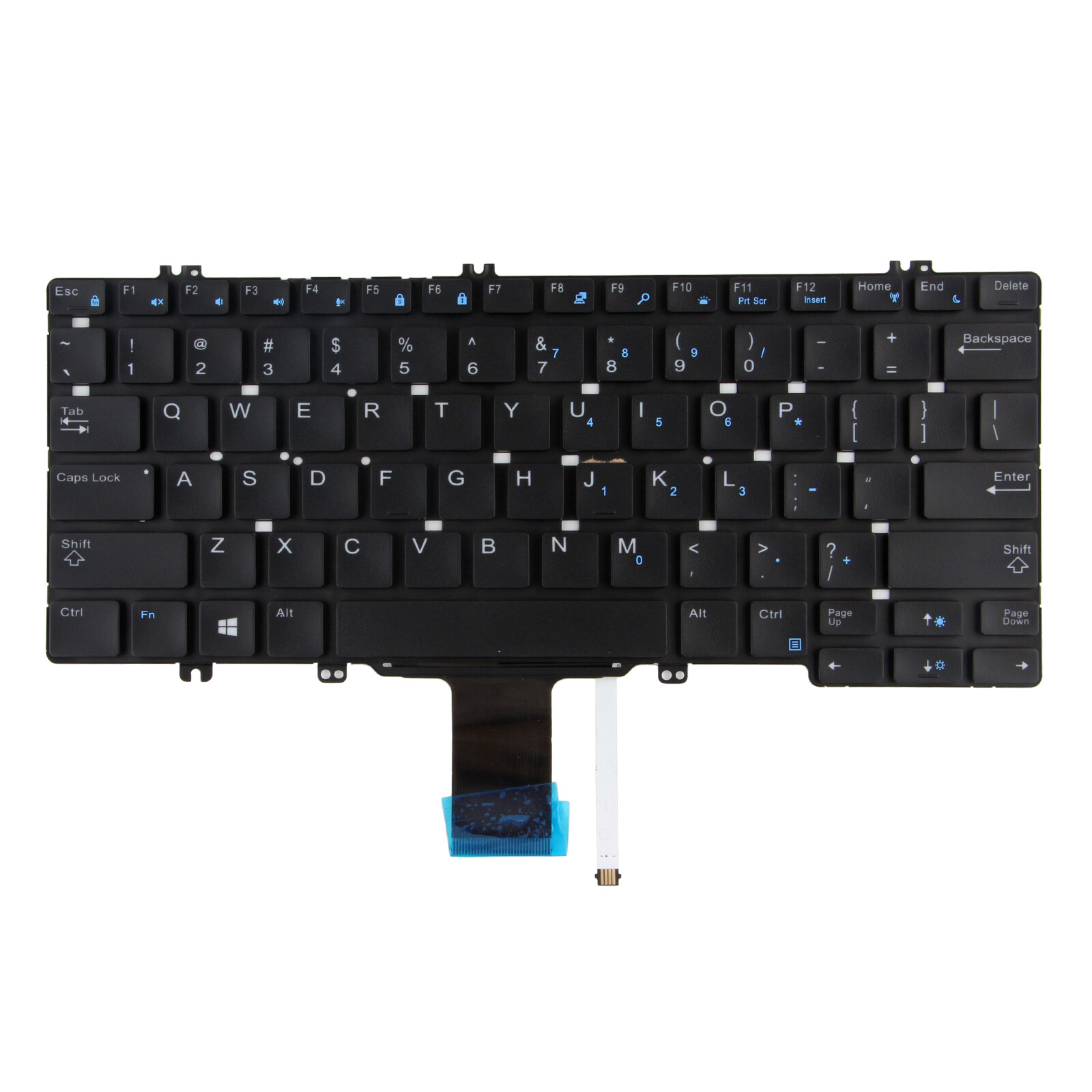 US Keyboard with Backlit for Dell Latitude 7280 7290 7380 7389 7390 PK131S51B00
