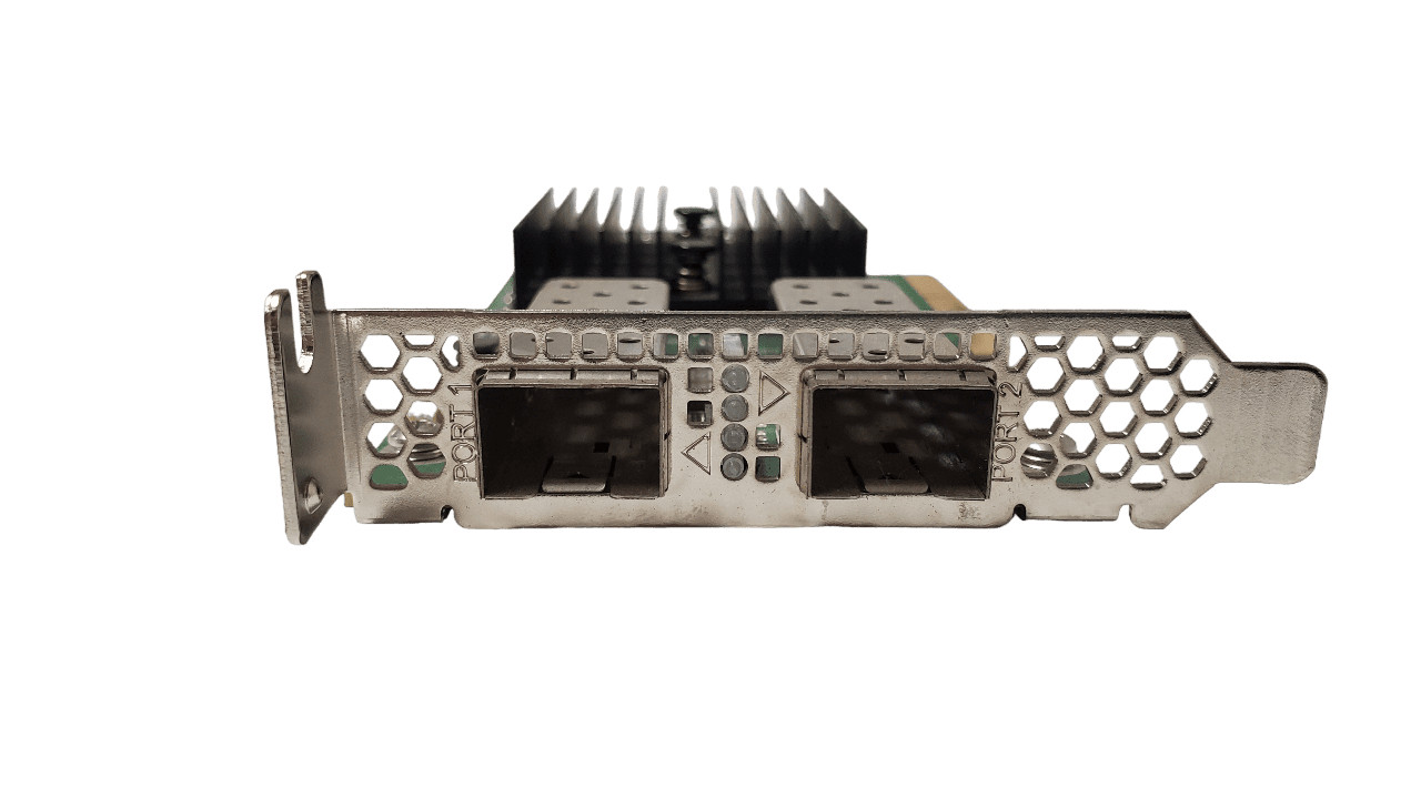 YHTD6 Dell Mellanox CX322A Dual Port 10Gb Network Adapter Half Height No SFPs