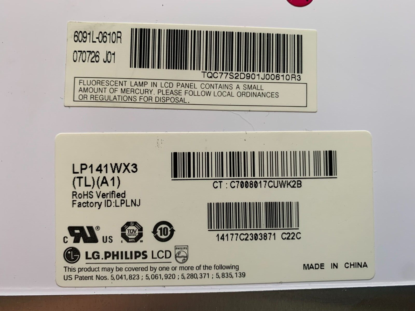 LG Philips 14.1″ 1280×800 WXGA 30pin Matte Laptop LCD Screen LP141WX3-TLA1