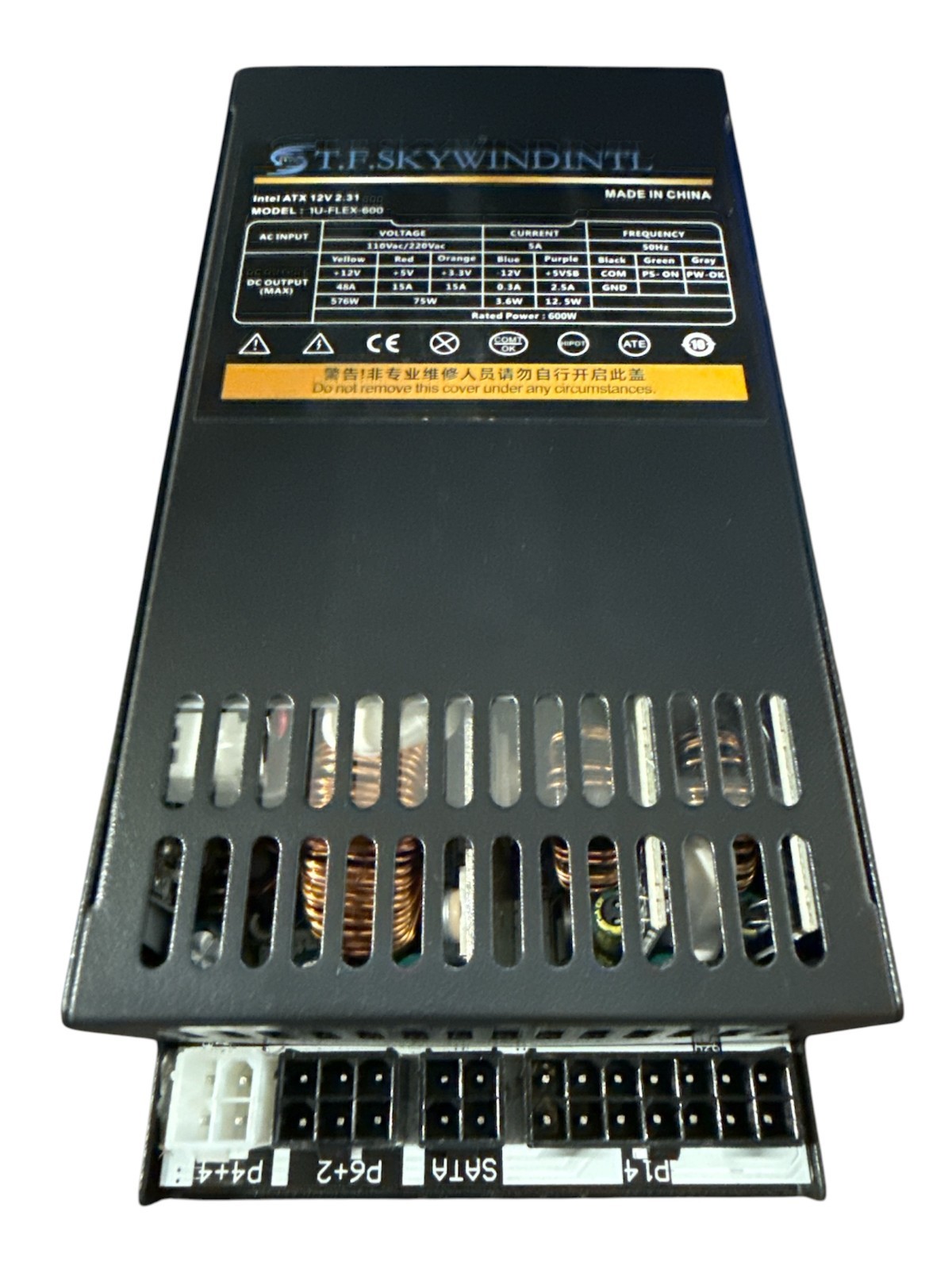 TF SKYWINDINTL 600W Flex ATX Power Supply 1U Fully Modular
