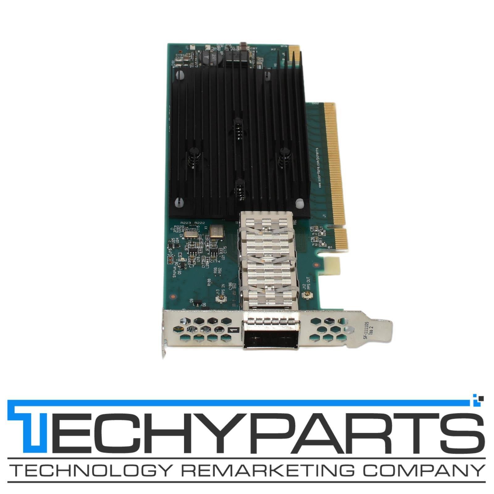 SolarFlare XtremeScale X2541-PLUS 100GbE QSFP28 PCIe 3 x16 Ethernet NIC SFF