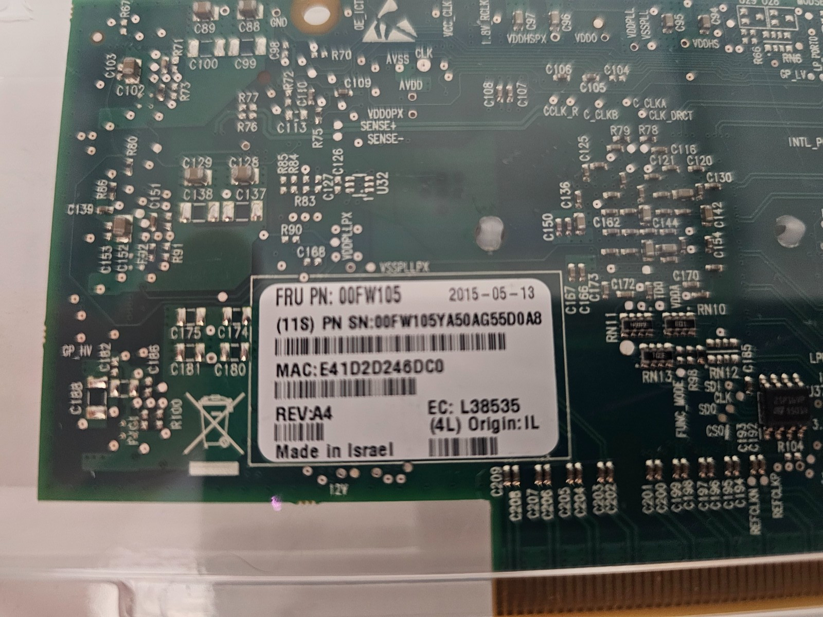 6x Mellanox MCX314A-BCBT ConnectX-3 EN 40/56GbE Dual-Port QSFP+ Network Card