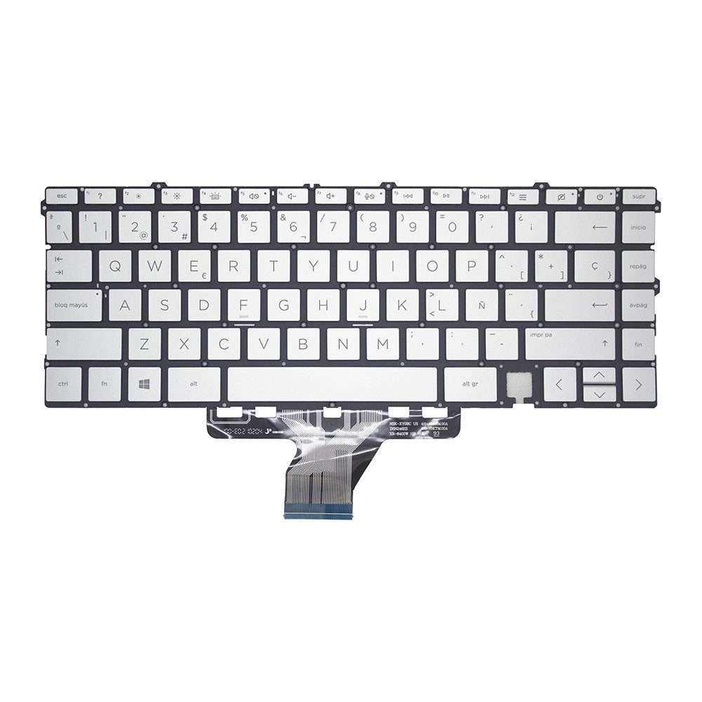 Keyboard For HP Envy 13-BA0000 13T-BA000 with backlit Spanish SP Silver