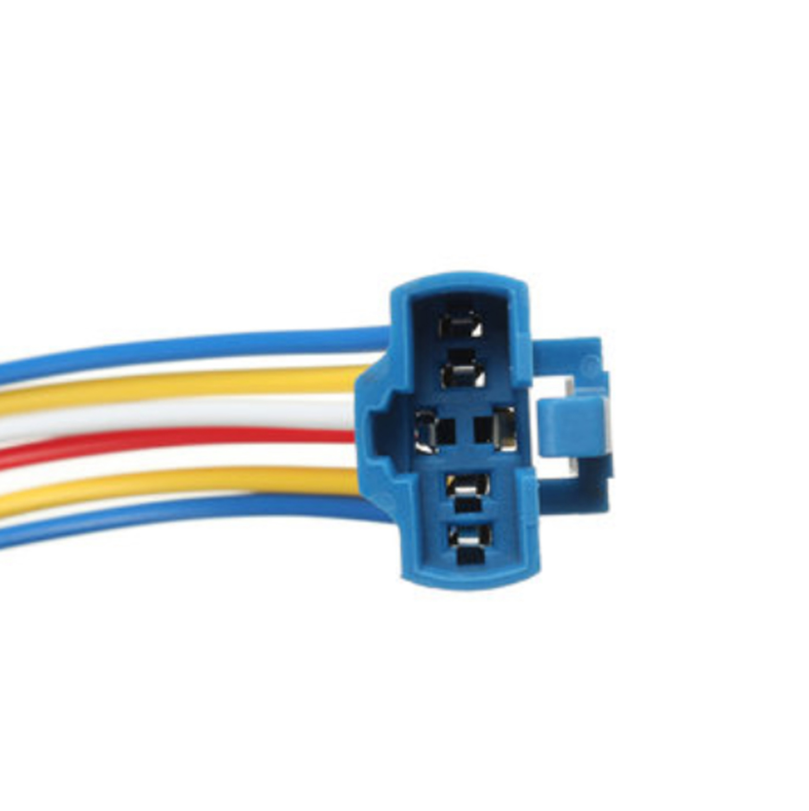1PC 22mm 6Pin Metal Push Botton Switch Wire Harness Socket Plug Holder Connector