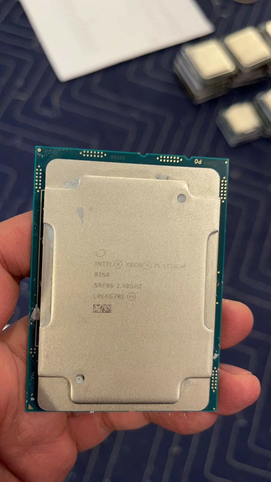 20 PCS 4-CPU SERVER Processor INTEL GOLD PLATINUM CPU Xeon TRAY HOLDER 500313730