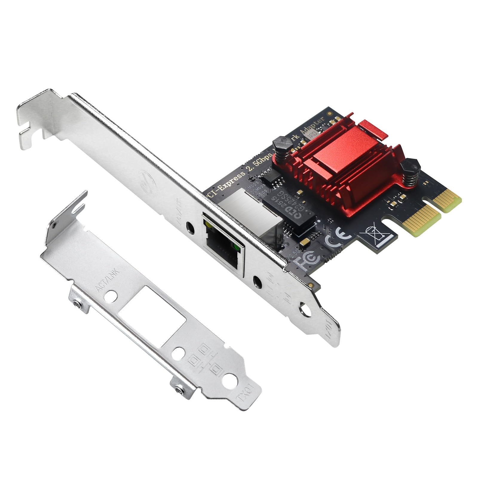 2.5GB PCIe Network Card RTL8125B Chip Ethernet Adapter Windows Mac Linux